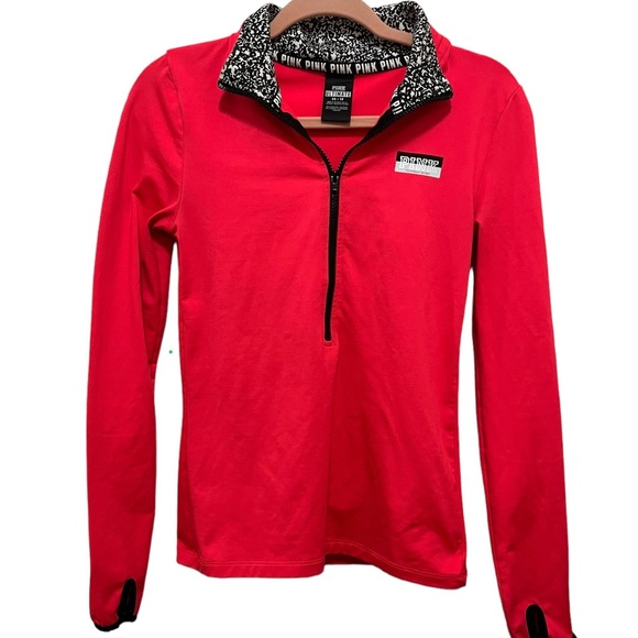 PINK BY VS FLEECE ACTIVE PULLOVER - Picture 1 of 4